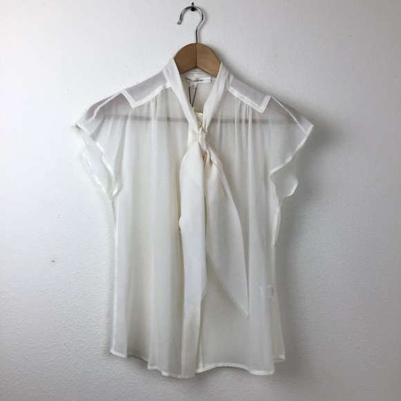Marc Jacobs Tops - Marc Jacobs Top Sheer Silk Blouse Button Down VTG